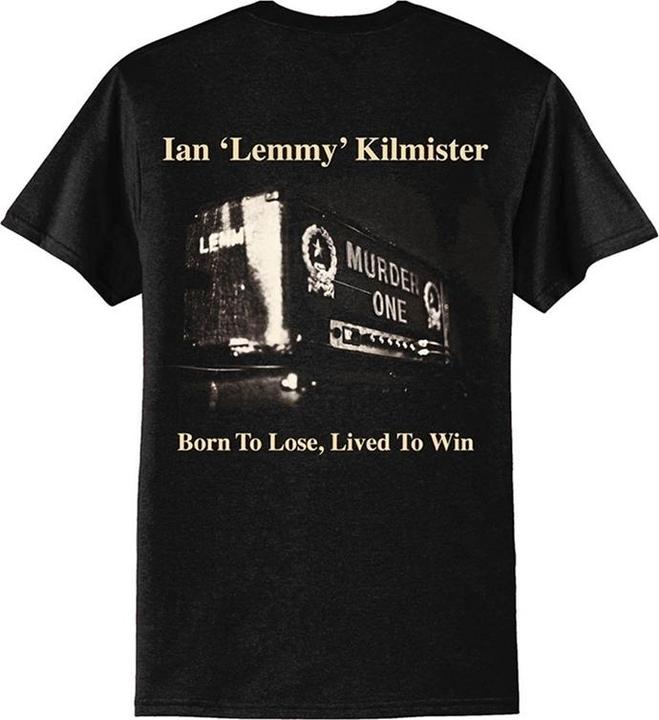 Actual product image Lemmy Kilmister Born To Lose, Lived To Win 1945-2015 TSFB (L)