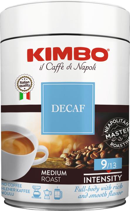 Kimbo Decaffeinato (Dunkle Röstung, 250 g)