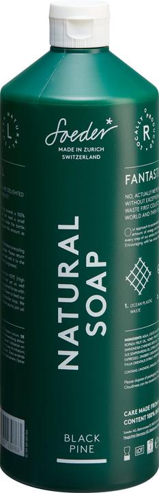 Soeder* Natural Soap (Flüssigseife, Handseife Nachfüllpackung, 1000 ml)