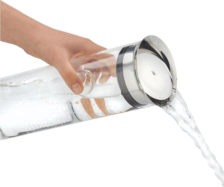 Produktbild WMF Wasserkaraffe 0,8l Griffmulde Glas Karaffe Motion CloseUp-Verschluss (0.80 l)