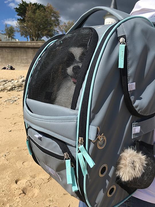 Productafbeelding Nobby Animal Transport Rugzak Nomad, Grijs (Hond, Ademend)