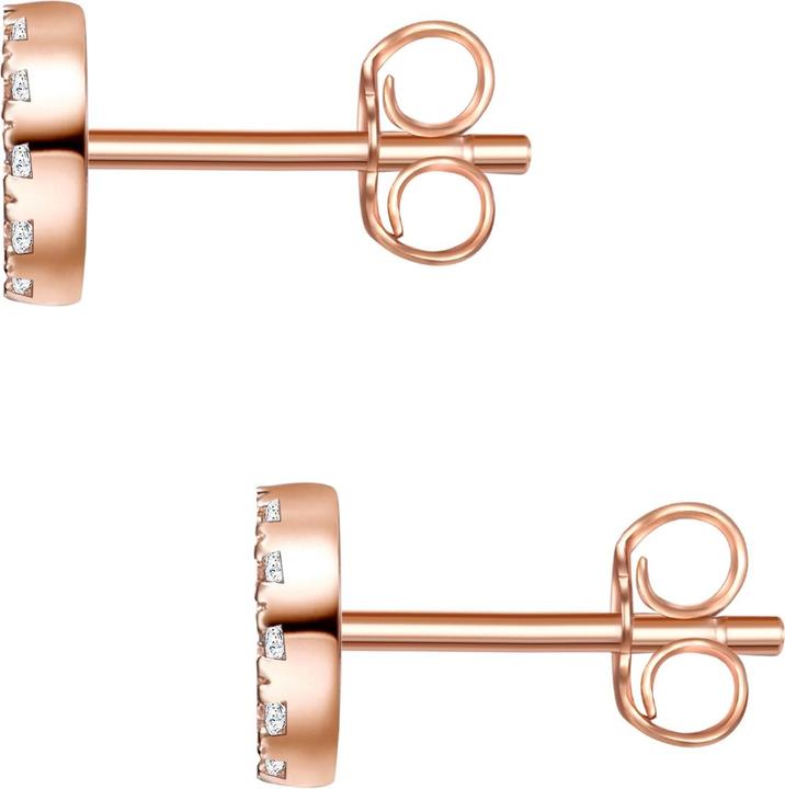 Immagine prodotto Glanzstücke München Cerchio da donna in argento Sterling Cubic Zirconia Oro Rosa - 15414 (Argento)