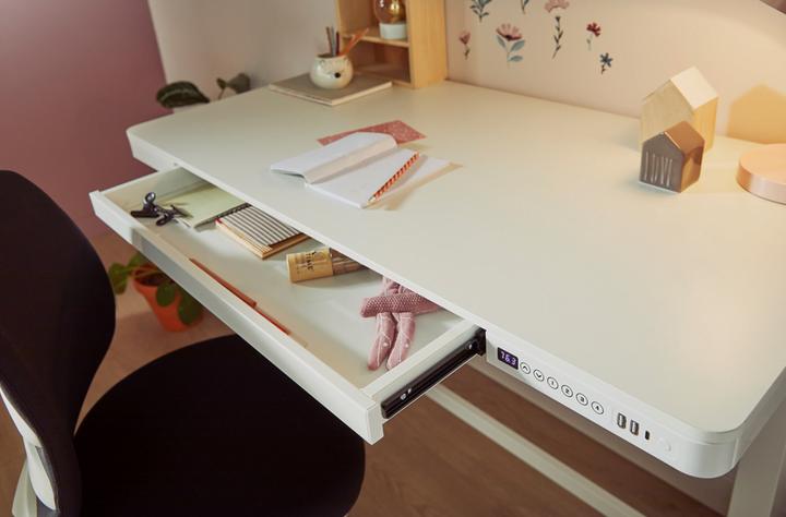 Produktbild Lifetime Kidsrooms Schreibtisch Rise inkl. Schublade und USB (120 x 72 cm)