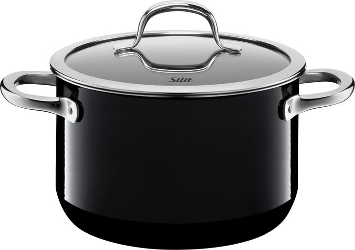 Produktbild Silit Fleischtopf PASSION schwarz (20 cm, Kochtopf, Keramik)