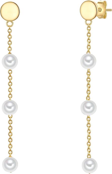 Immagine prodotto Glanzstücke München Donna Argento 925 Perle d'acqua dolce coltivate Oro giallo - 31450 (Argento)