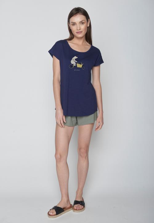 Produktbild Greenbomb Women's Bike Cargo Raccoon Cool T-Shirt (S)