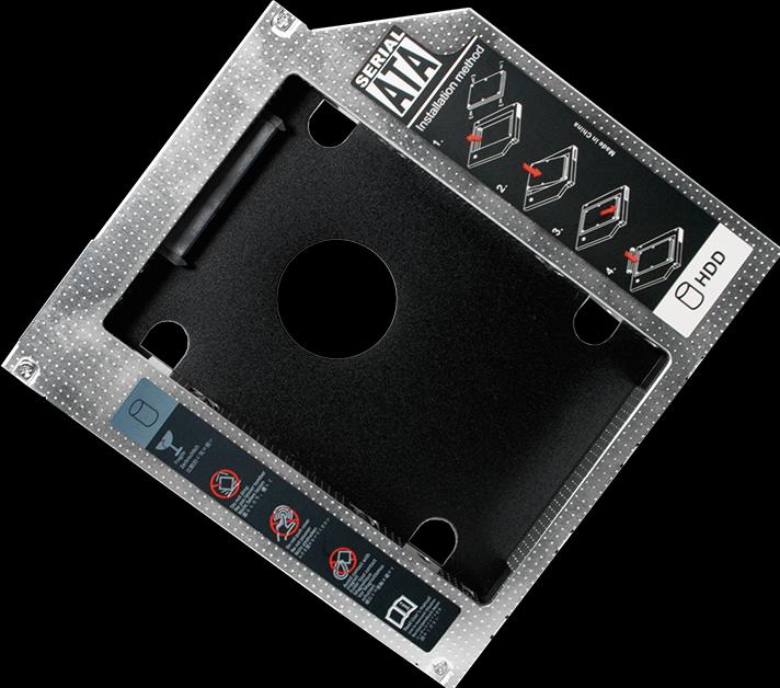 LogiLink Enclosure for a second laptop hard drive 9.5 mm SATA hard drive