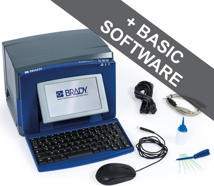 Actual product image Brady S3100-QY-EU, sign and label printer, thermal transfer printing, QWERTY keyboard, max. width