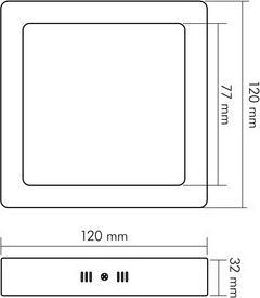 Produktbild Nobile NOBI LED-Deckenleuchte (160 lm, IP20)