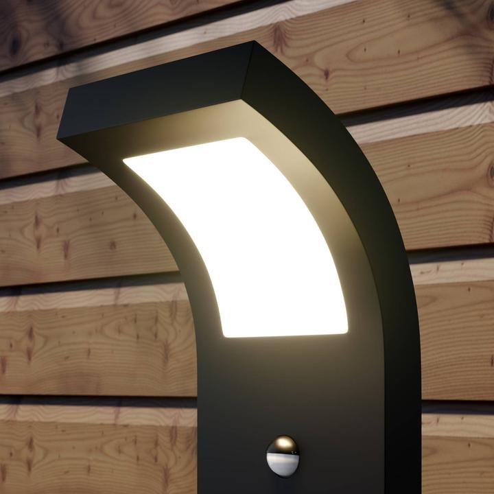Produktbild Arcchio Advik Aussen Garten Leuchte w/Sensor H60 Graphite (760 lm, IP54)