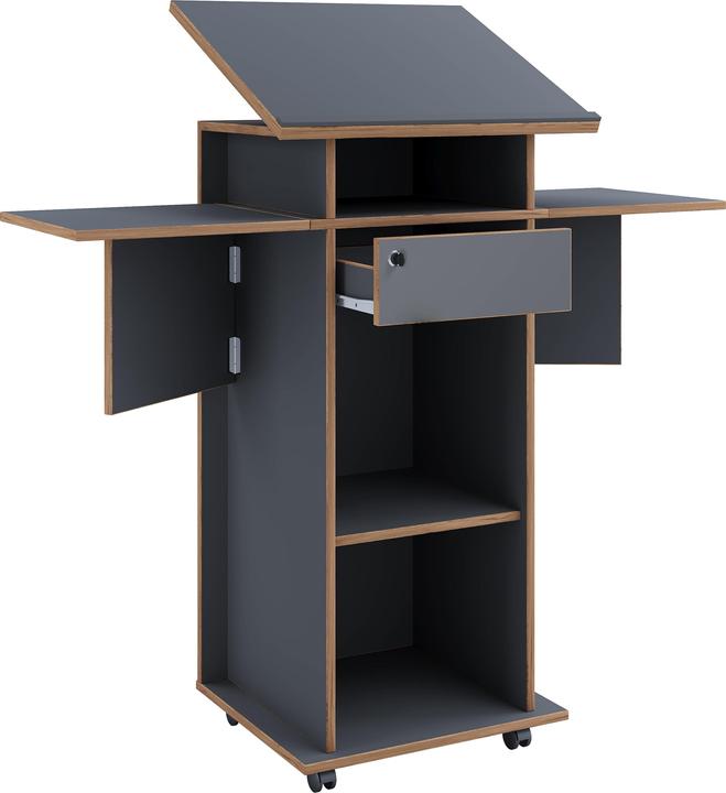 Image du produit VCM Holz Stehpult Rednerpult Rollen Salia