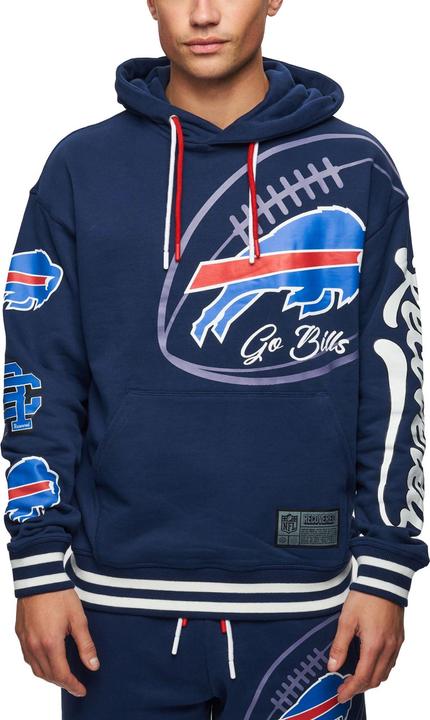 Immagine prodotto Recovered Re:felpa in pile con cappuccio - PATCHES Buffalo Bills (L)