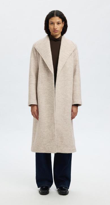 Actual product image Selected Femme Slfrosa Boucle Wool Blend Coat Noos (40)