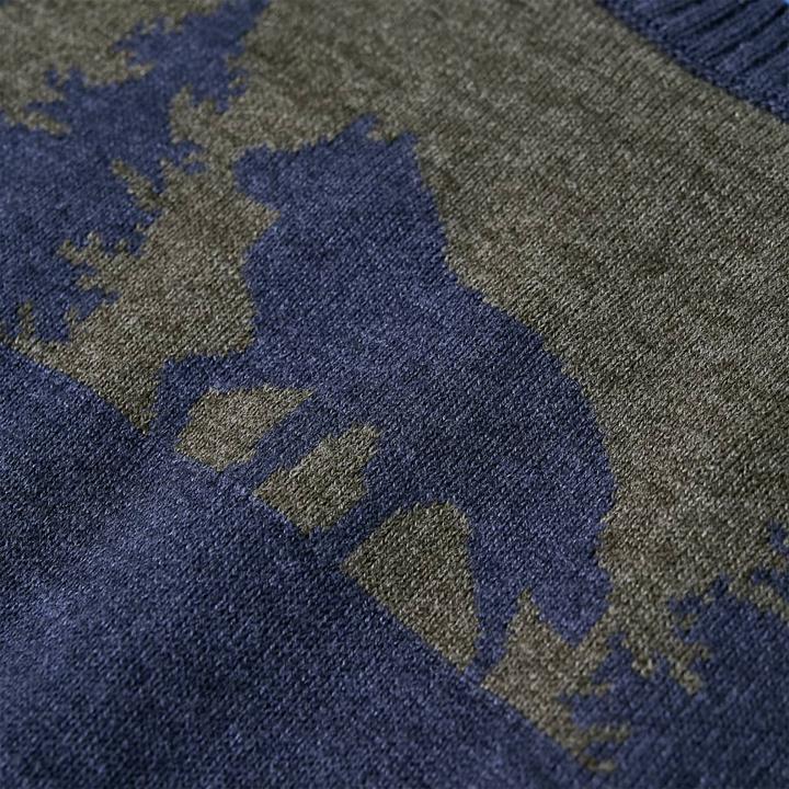Immagine prodotto VidaXL Maglione da bambino lavorato a maglia blu navy 92,Materiale: 100 (92)
