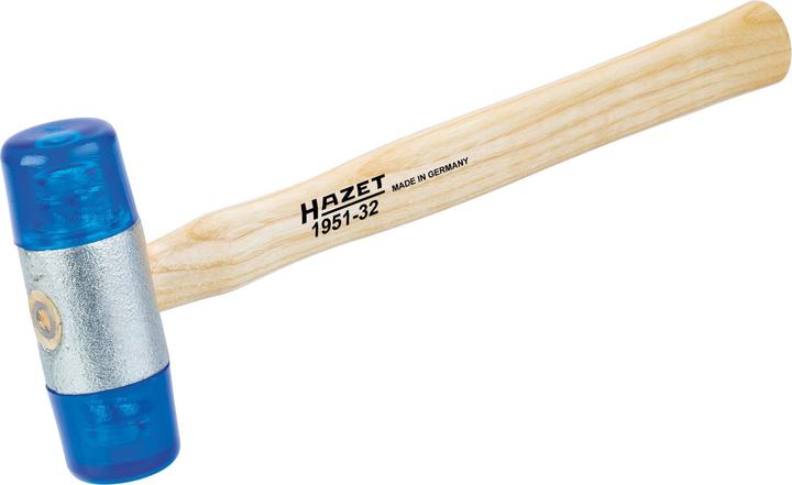Produktbild HAZET Kunststoff-Schonhammer ∙ rückschlagarm 1951-27 ∙ 27 mm (215 g)
