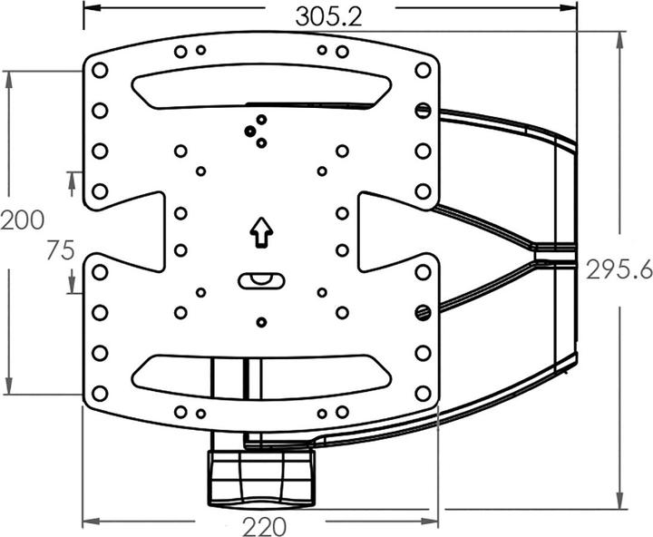 Image du produit Sanus VSF716-B2 (Mur, 40", 16 kg)