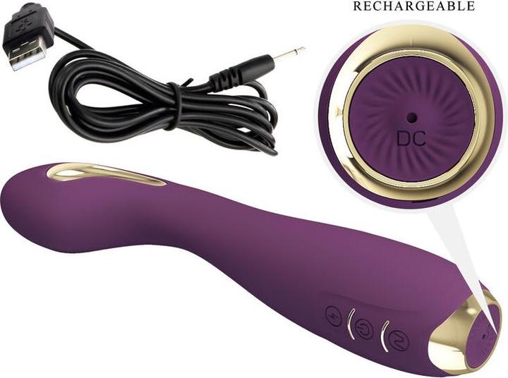 Actual product image Pretty Love Hector Electroshock Vibrator With App Control Purple