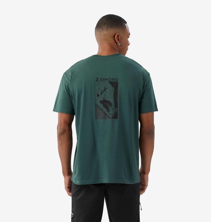 Actual product image Simond Herren Kletter-T-Shirt strapazierfähig - Vertika grün (XXL)