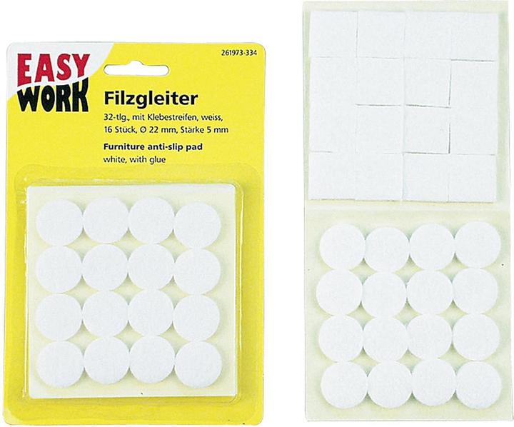 Easy Work Filzgleitersortiment (Felt gliders, 12 Piece)