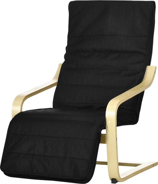 Image du produit Homcom Fauteuil de relaxation avec revêtement amovible et agréablement rembourré