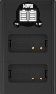 Actual product image Newell Camera charger DL-USB-C Dual-channel charger for DMW-BLC12 batteries (Camera battery charger)
