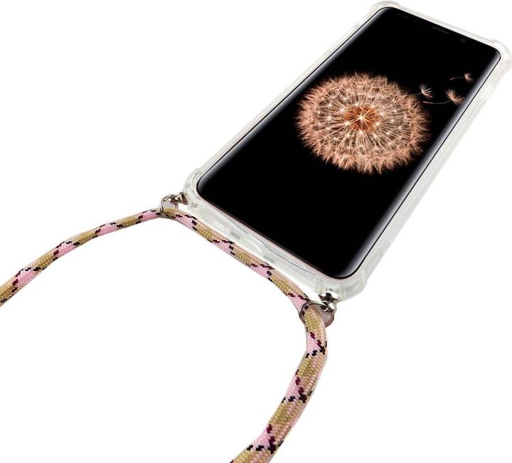Produktbild König Design Handykette für Samsung Galaxy S9 mit Band Case zum umhängen mit Kordel Rosa Neu