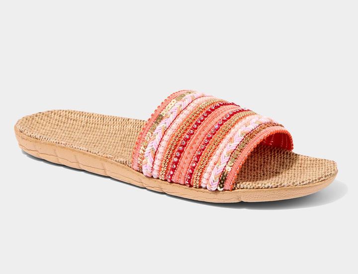 Actual product image Joe Browns Lightweight Sequin Embellished Sliders (L)
