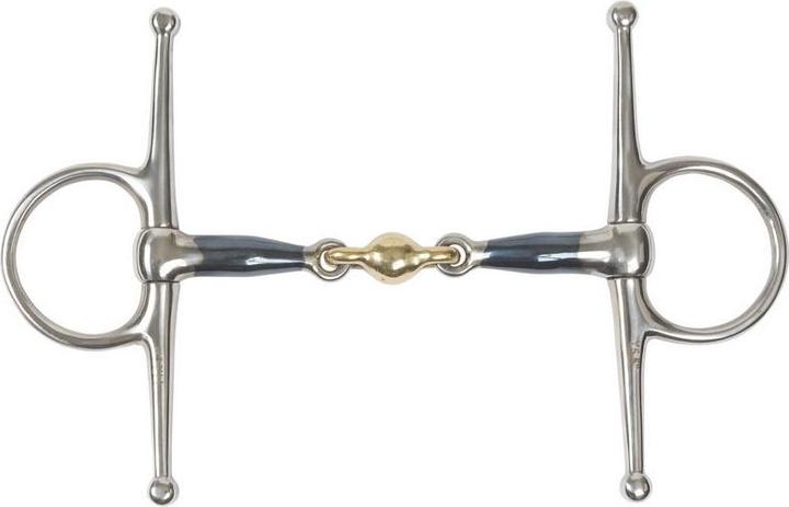 Immagine prodotto Shires Snaffle femorale doppio rotto in ferro (non inossidabile)