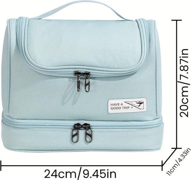 Actual product image Only-Bags.Store Separate dry and wet toiletry bag, travel cosmetics storage bag with a large