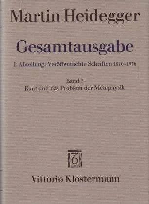 Produktbild Kant und das Problem der Metaphysik (Deutsch, Martin Heidegger, Friedrich-Wilhelm Von Herrmann, 2010)