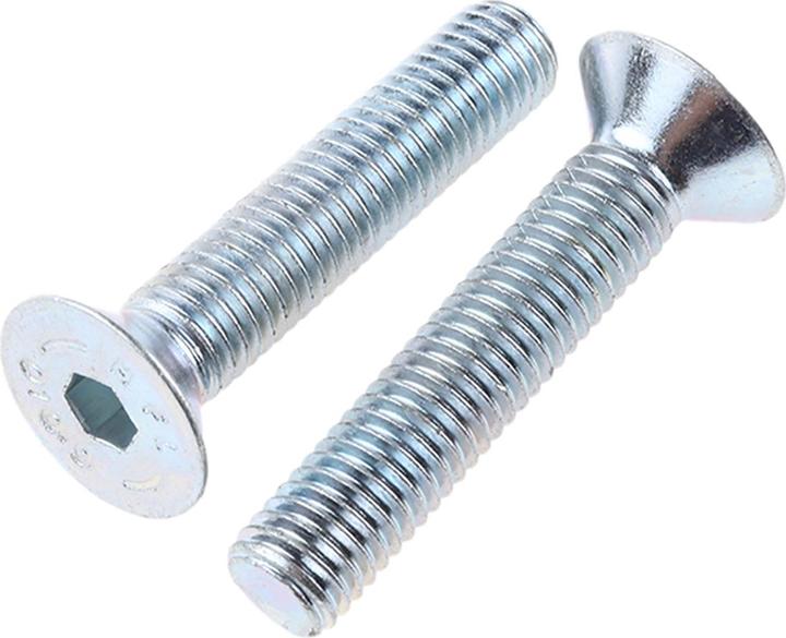 Actual product image Rs Pro BZP countersink head,M10x50