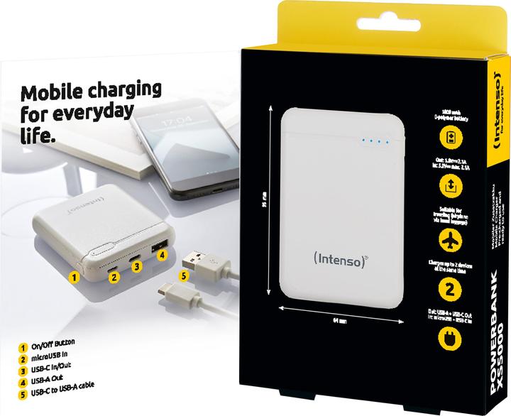 Actual product image Intenso XS (5000 mAh, 18.50 Wh)