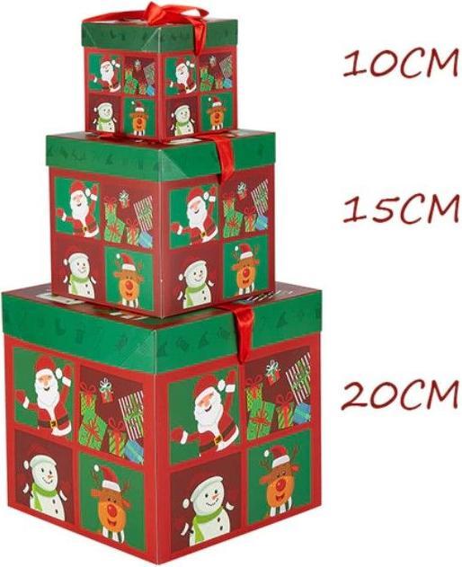 Produktbild MU Style Cold Series Geschenkboxen für Weihnachten (3er-Set) (Geschenkbox, 3 x)