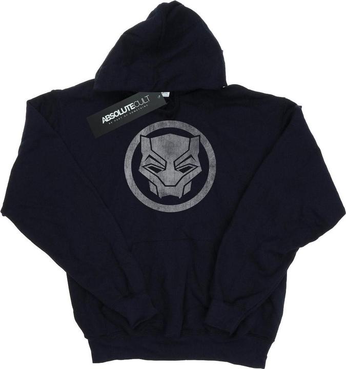 Black Panther Distressed Icon Hoodie (XL)
