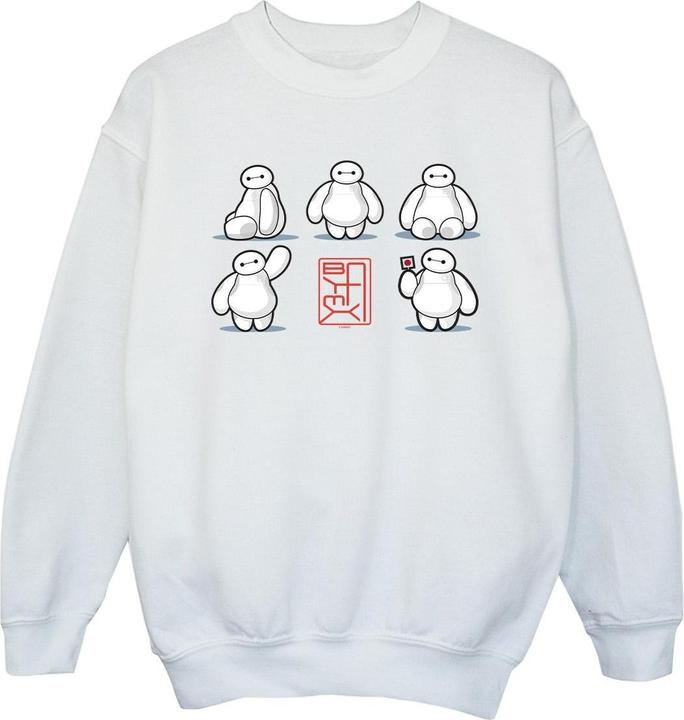 Produktbild Disney Big Hero 6 Baymax Many Poses Sweatshirt Mädchen (116)