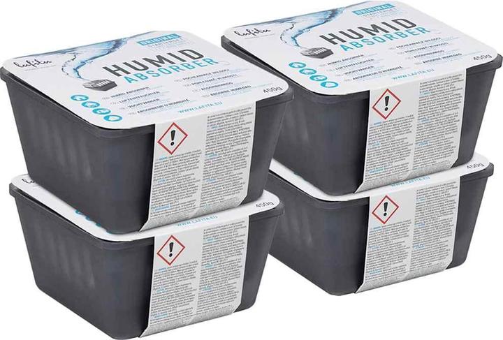 Produktbild VidaXL Raumentfeuchter mit Nachfüllbeuteln 4 Stk. 450 g Feuchtigkeit Absorber