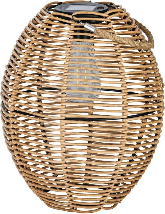 Actual product image EGLO Lamp lantern SOLAR 45 cm, brown, energy efficiency class EnEV (Ø 26 cm, 1 x)
