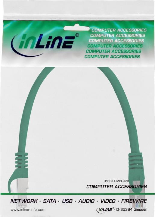 Actual product image InLine Patch cable (F/UTP, CAT5e, 0.30 m)