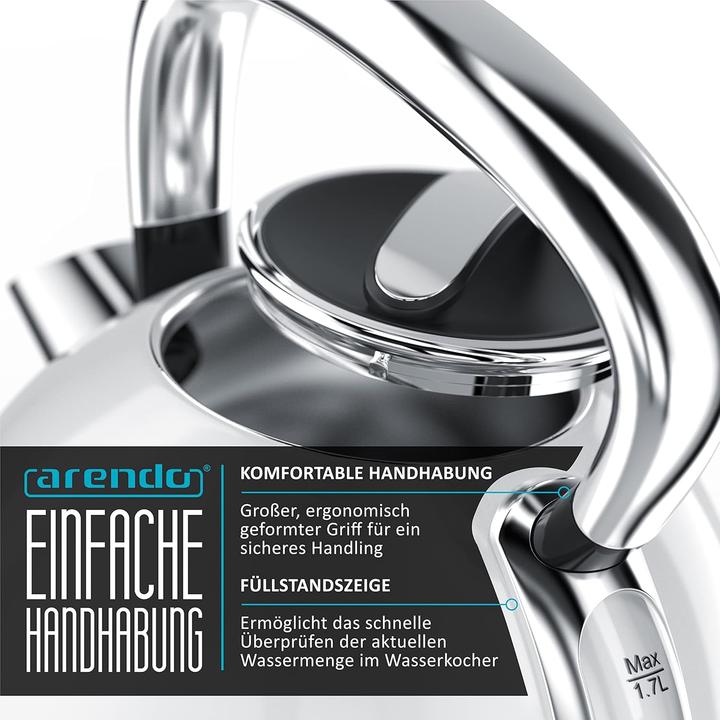 Produktbild Arendo B: Weiss 1,7 Liter (1.70 l, EU-Stecker)