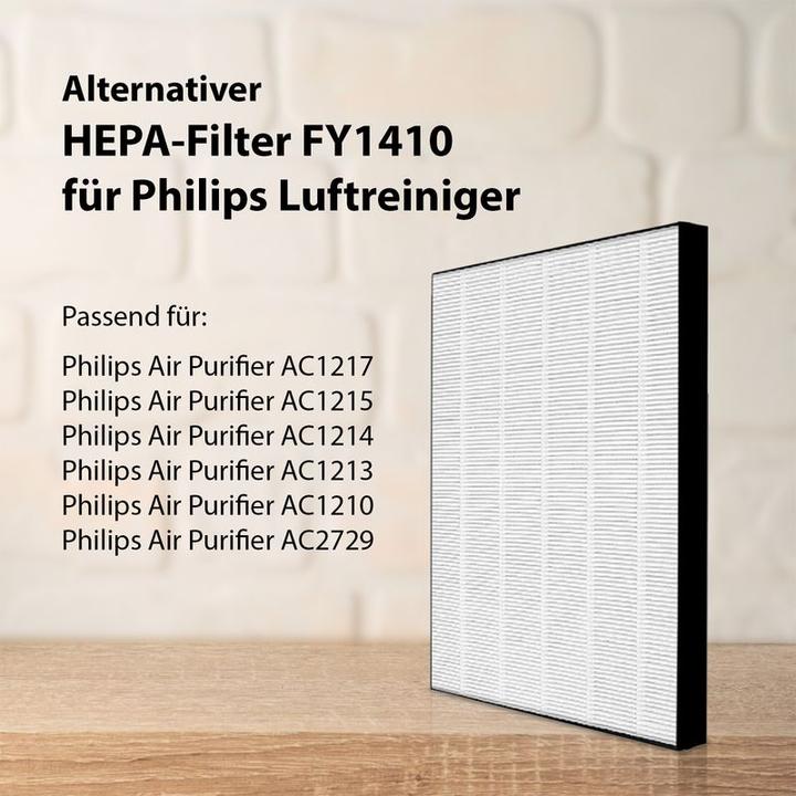 Produktbild Hermex Alternativer HEPA-Filter FY1410 für Philips Luftreiniger Serie 1000 (1 x)