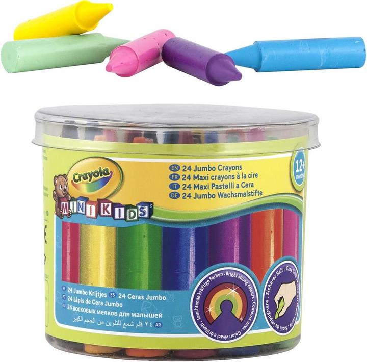 Actual product image Crayola Mini Kids - Dick wax crayons (Multinational, 24 x)