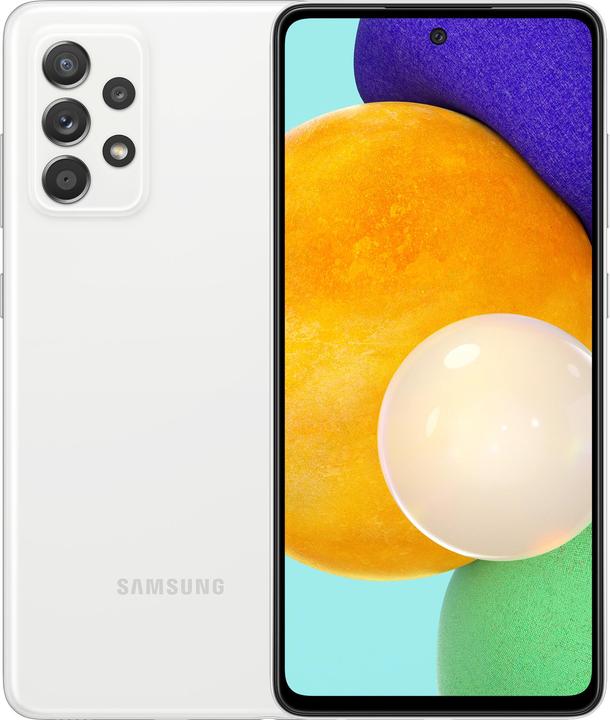 Actual product image Samsung Galaxy A52 5G EU (128 GB, White, 6.40", Dual SIM, 64 Mpx, 5G)
