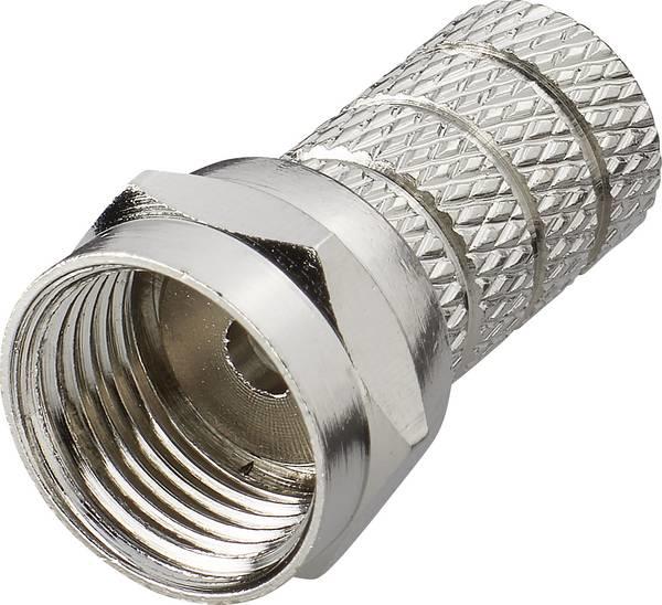 Produktbild Renkforce F-Stecker Kabel-Durchmesser: 4 mm (Antennenkabel)