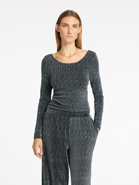 Immagine prodotto Selected Femme Top glitterato con maniche lunghe (XS)