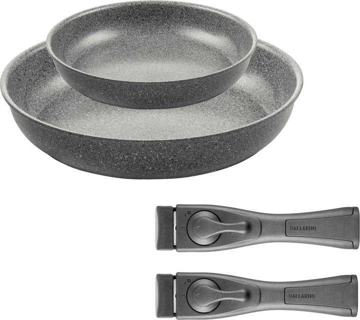 Actual product image Ballarini 4-piece Torre frying pan set 20 + 28cm (Frying pan, Aluminium)
