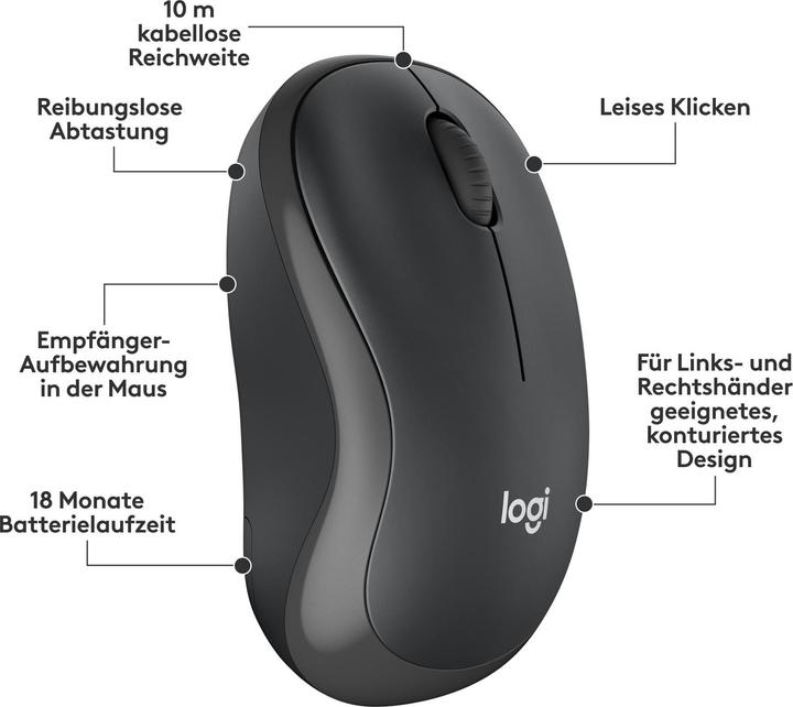 Produktbild Logitech MK295 Silent (US, Kabellos)