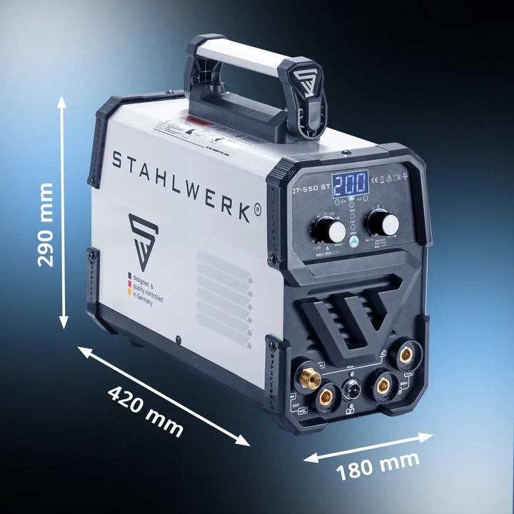 Produktbild Stahlwerk 3 in 1 Kombi-Schweissgerät CT 550 ST IGBT