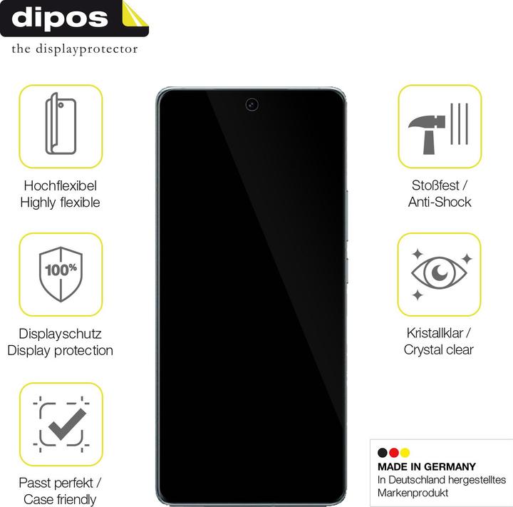 Immagine prodotto Dipos Pellicola Protettiva Full-Cover 3D (2 Pezzo/i, Vivo X100 Pro)