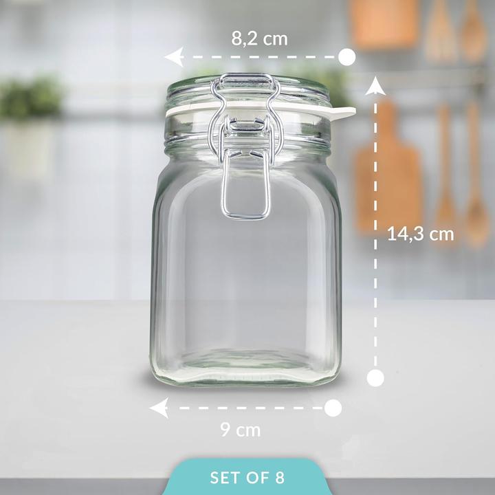 Produktbild Creative Home Bügelgläser mit Deckel (8 Stk., 0.75 l)