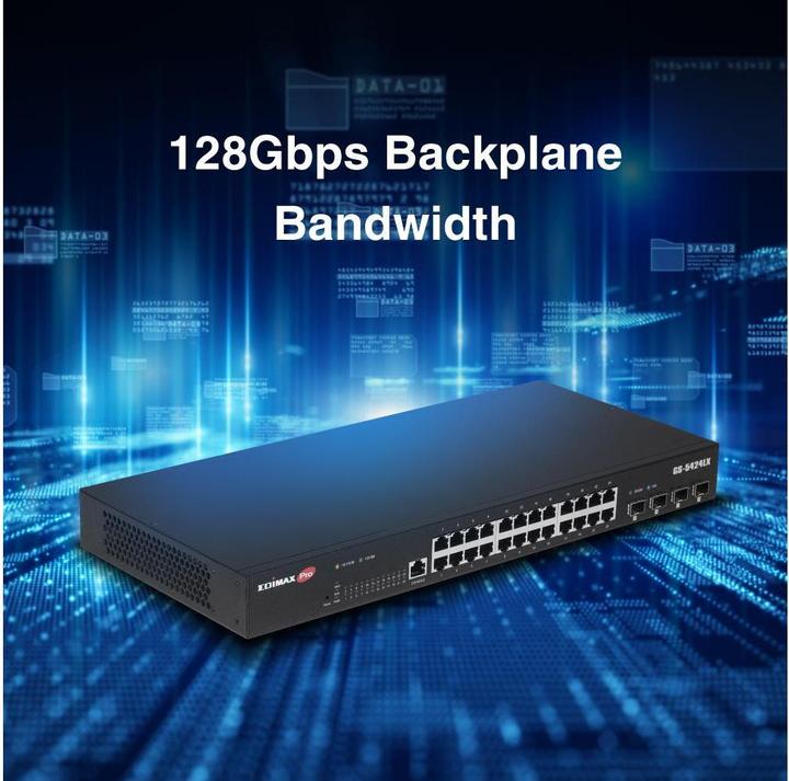 Produktbild edimax Switch Pro 28x GE GS-5424LX Rackmount (28 Ports)